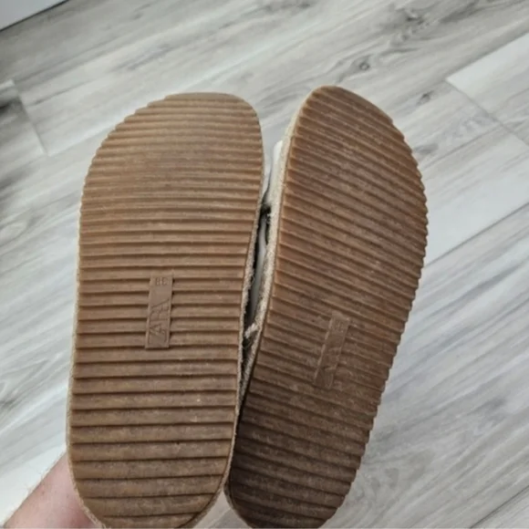 Zara Women’s Knot-Detail Espadrille Slide Sandals in Cream Sz 7.5 - Picture 3 of 9